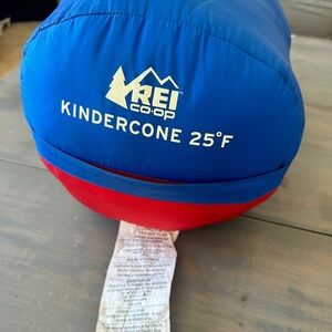 REI Kindercone 25°F Kids Sleeping Bag - Vibrant Blue and Red